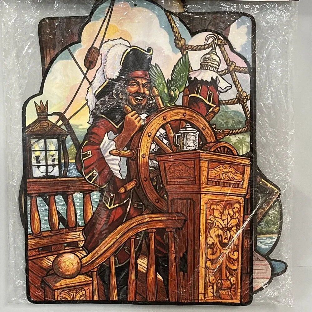 Vintage Pirate Adventures Diecut Cutouts 1996 Beistle 4 Pack Decorations‎ New